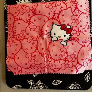 Hello Kitty Pink Glasses Cleaning Cloth